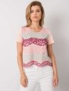 Bluzka-LK-BZ-506276.07P-brzoskwiniowy rozmiar - 40