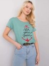 T-shirt-FA-TS-7196.74P-pistacjowy rozmiar - ONE SIZE