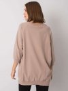 Bluza-RV-BL-6933.54-ciemny bezowy rozmiar - S/M