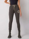 Spodnie dresowe-RV-DR-7072.26-ciemny khaki rozmiar - XL
