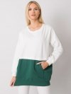 Bluza-RV-BL-7197.89P-biało-zielony rozmiar - S/M