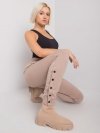 Spodnie dresowe-RV-DR-7365.17P-ciemny bezowy rozmiar - L/XL