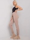Spodnie dresowe-RV-DR-7365.17P-ciemny bezowy rozmiar - L/XL