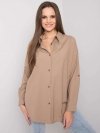 Koszula-EM-KS-004.42-ciemny bezowy rozmiar - ONE SIZE
