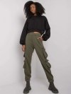 Spodnie dresowe-RV-DR-7364.01P-khaki rozmiar - S/M