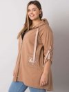 Bluza-RV-BL-6795.84-camelowy rozmiar - ONE SIZE