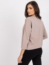Bluzka-RV-BZ-7547.12P-ciemny bezowy rozmiar - L/XL