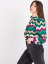 Bluzka-DHJ-BZ-12311.49P-ciemny zielony rozmiar - ONE SIZE