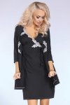 Szlafrok Zaria LC 50037 Black Czarny LivCo Corsetti Fashion  rozmiar - L