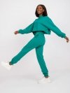 Spodnie dresowe-AP-DR-A-003-ciemny zielony rozmiar - S