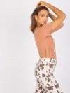 T-shirt-FA-TS-7677.91P-camelowy rozmiar - ONE SIZE
