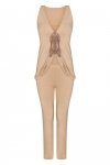 Piżama Latin LC 90098 Beige Beżowy LivCo Corsetti Fashion rozmiar - XL