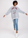 Bluza-FA-BL-7679.32P-szary rozmiar - ONE SIZE