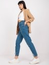Spodnie jeans-RO-SP-PNT-4005.69-ciemny niebieski rozmiar - L