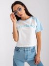 T-shirt-FA-TS-7708.44-biało-niebieski rozmiar - ONE SIZE