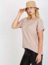 T-shirt-RV-TS-7776.02P-beżowy rozmiar - ONE SIZE