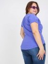 T-shirt-RV-TS-7774.16P-fioletowy rozmiar - ONE SIZE