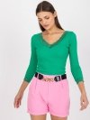 Bluzka-RV-BZ-7843.44P-zielony rozmiar - M