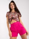 Szorty-DHJ-SN-15776.01P-fuksjowy rozmiar - XL