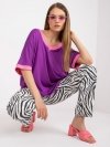 Bluzka-FA-BZ-7766.81P-ciemny fioletowy rozmiar - ONE SIZE