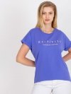 T-shirt-RV-TS-7776.02P-fioletowy rozmiar - ONE SIZE