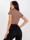 T-shirt-B-012.83P-brązowy rozmiar - L