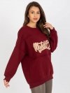 Bluza-FA-BL-8127.80P-bordowy rozmiar - ONE SIZE