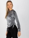 Bluzka-LK-BZ-509033.36P-szary rozmiar - S/M