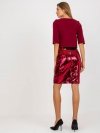 Bluzka-LK-BZ-507300.88-bordowy rozmiar - 38