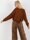 Bluzka-TW-BZ-BE-M327.29-brązowy rozmiar - M