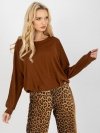 Bluzka-TW-BZ-BE-M327.29-brązowy rozmiar - XL