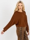 Bluzka-TW-BZ-BE-M327.29-brązowy rozmiar - XL