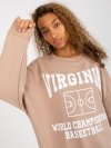 Bluza-FA-BL-8137.76P-beżowy rozmiar - ONE SIZE