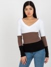 Bluzka-RV-BZ-8429.35X-biało-czarny rozmiar - L/XL
