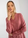 Bluzka-D73761M11081A-ciemny różowy rozmiar - S