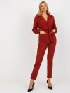 Marynarka-LK-MA-507798.51P-bordowy rozmiar - 42