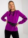 Bluzka-LK-BZ-506122.35X-fioletowy rozmiar - 36