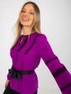 Bluzka-LK-BZ-506122.35X-fioletowy rozmiar - 36