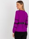 Bluzka-LK-BZ-506122.35X-fioletowy rozmiar - 36