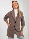 Płaszcz-TW-PL-BI-2021799.51-brązowy rozmiar - L