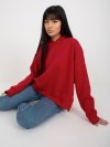 Bluza-TW-BL-2002.11-ciemny czerwony rozmiar - S/M
