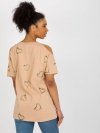 Bluzka-FA-BZ-8452.77-camelowy rozmiar - ONE SIZE