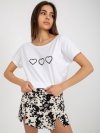 T-shirt-RV-TS-5650.07P-biało-czarny rozmiar - XL
