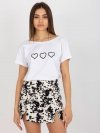 T-shirt-RV-TS-5650.07P-biało-czarny rozmiar - XL