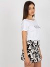 T-shirt-RV-TS-5650.07P-biało-czarny rozmiar - XL
