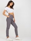 Spodnie-LK-SP-506616-2.26X-ciemny fioletowy rozmiar - 36