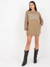 Bluza-EM-BL-U719.82P-ciemny bezowy rozmiar - ONE SIZE