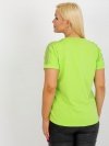 Bluzka-RV-BZ-8539.37-limonkowy rozmiar - ONE SIZE
