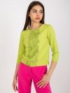 Bluzka-LK-BZ-506522.07-limonkowy rozmiar - 40