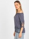 Bluzka-LK-BZ-506188.32X-grafitowy rozmiar - 40